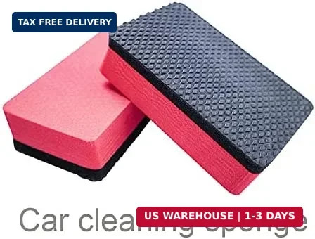 8PCS Clay Bar Sponge, Fine Grade Auto Detailing,Magic Car Pad Block Cleaning, Wa