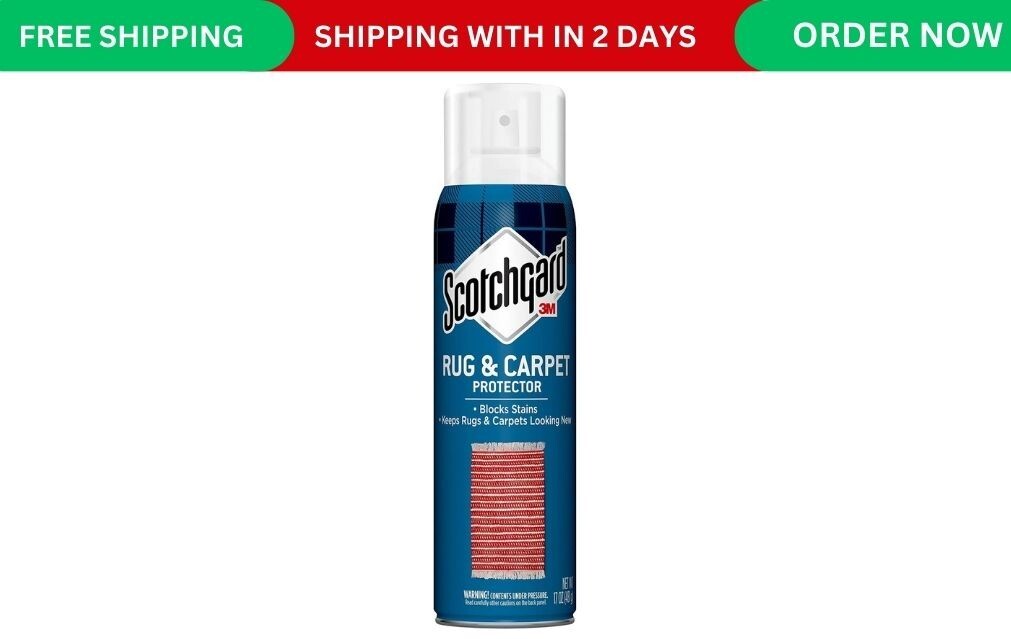 Scotchgard Rug & Carpet Protector, Carpet & Rug Protector Blocks Stains, 17 Oz