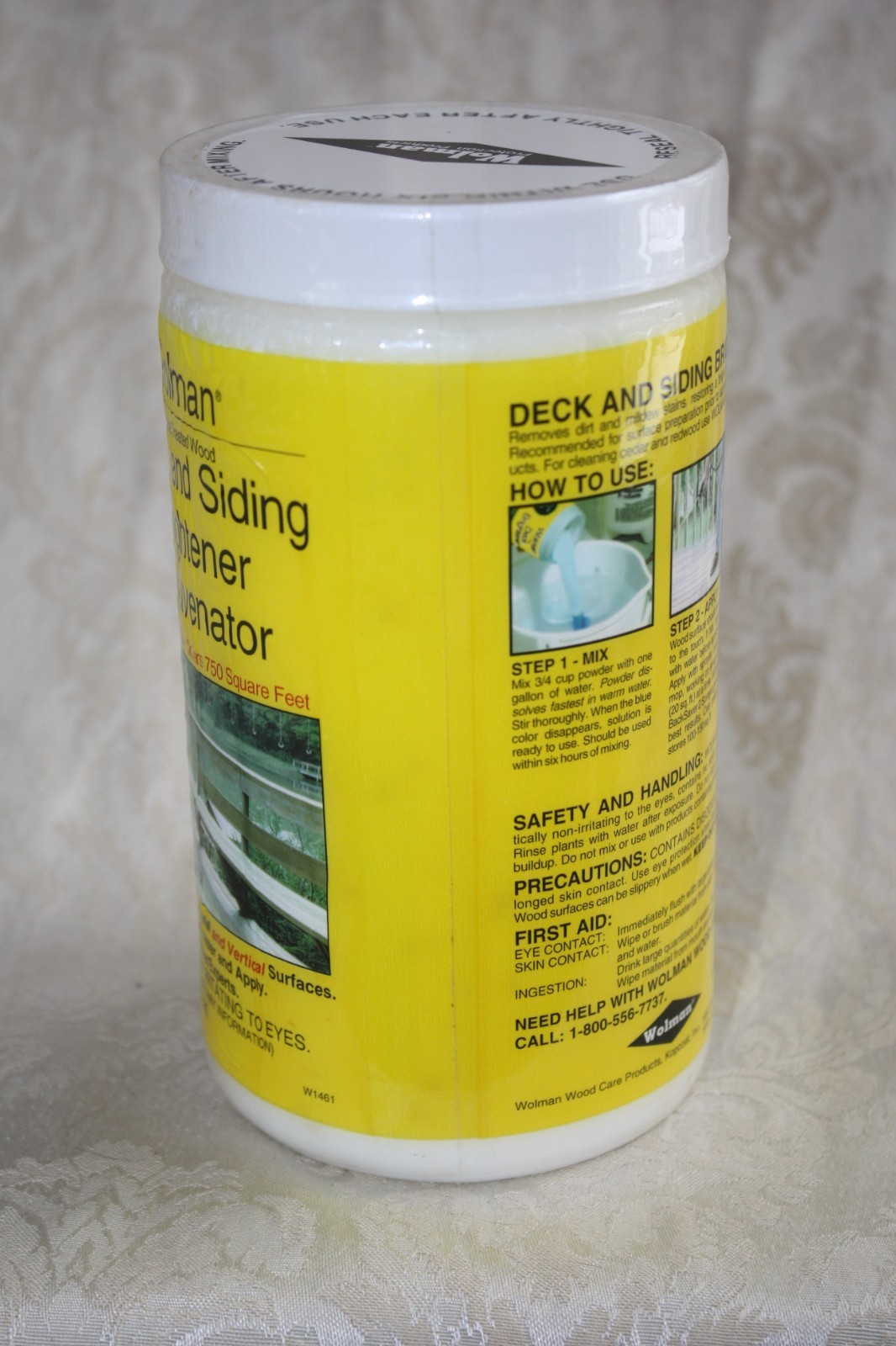 NOS Wolman DECK SIDING BRIGHTENER Rejuvenator CONCENTRATE Makes 5 Gallons SEALED