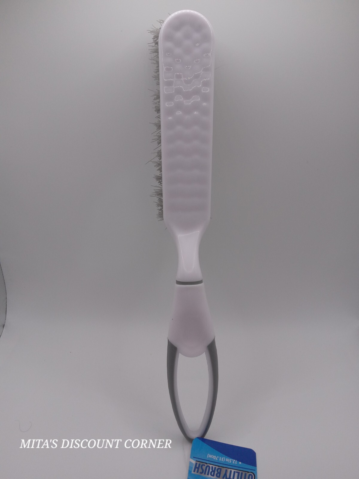 12.5-Inch Handled Utility Brush | Heavy-Duty Cleaning Tool-2 pk