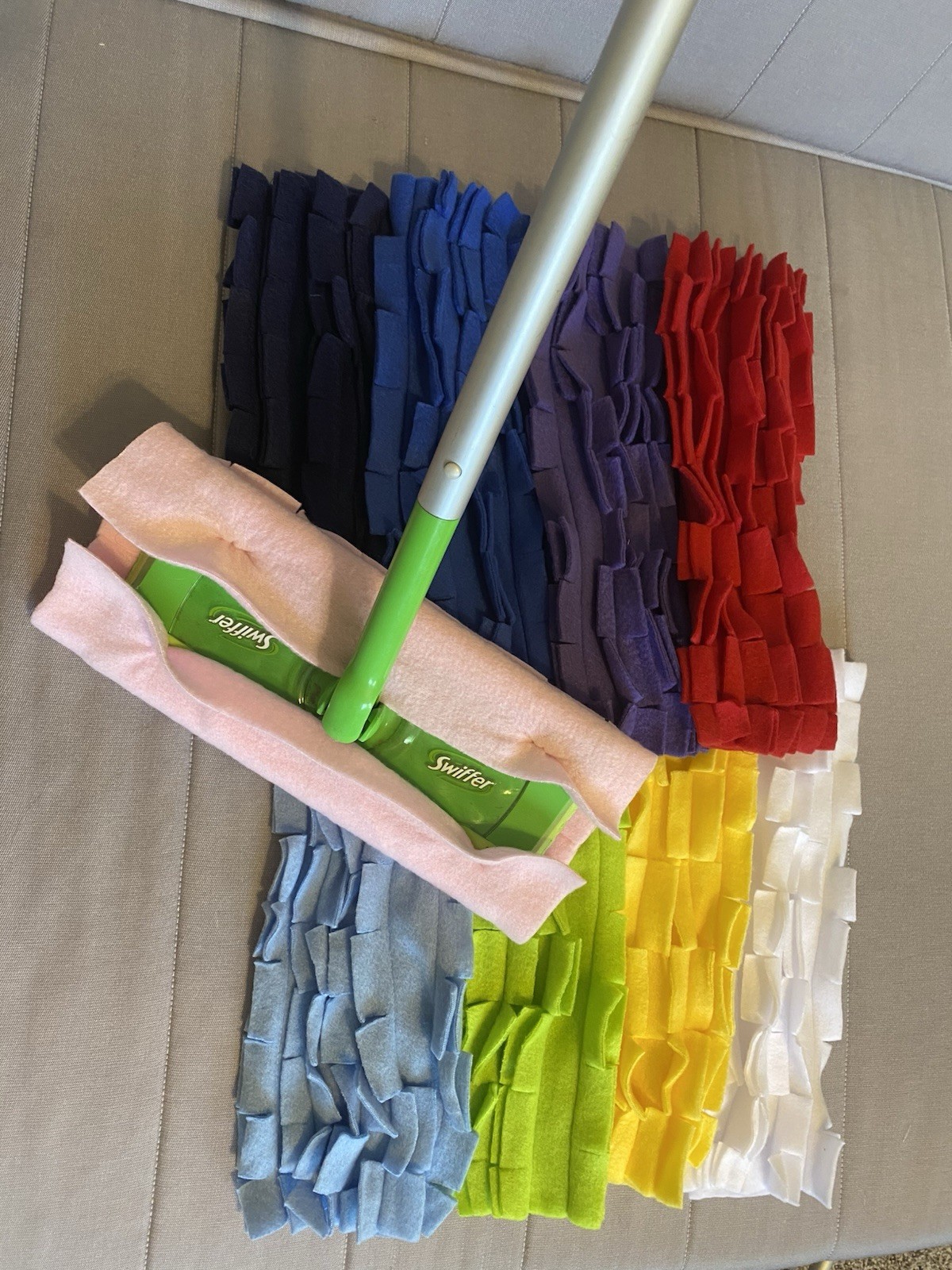1 FLEECE MOP PAD FIT SWIFFER SWEEPER REFILL REUSABLE WASHABLE DRY DUSTING