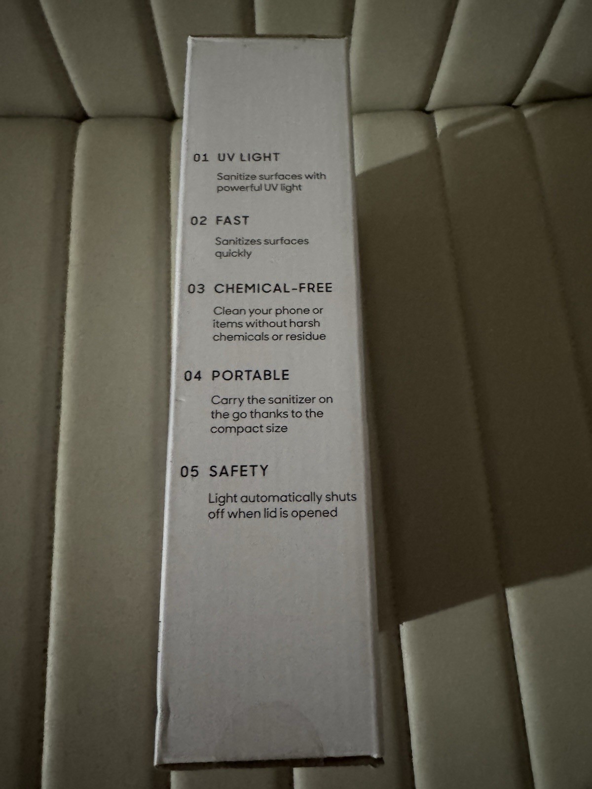Sharper Image ~ UV-Zone Phone & Small Item Sanitizer, NEW!
