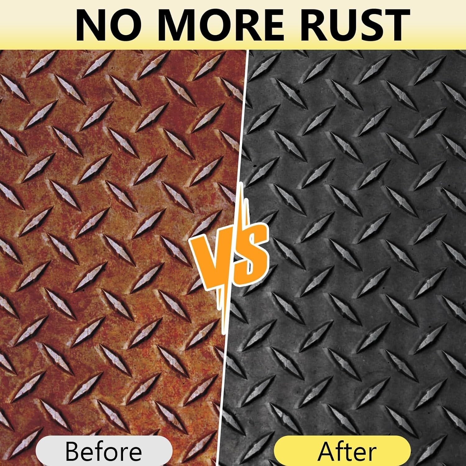 2in1 Rust Converter & Metal Primer, 35 Floz Black Rust Inhibitor Paint for Metal