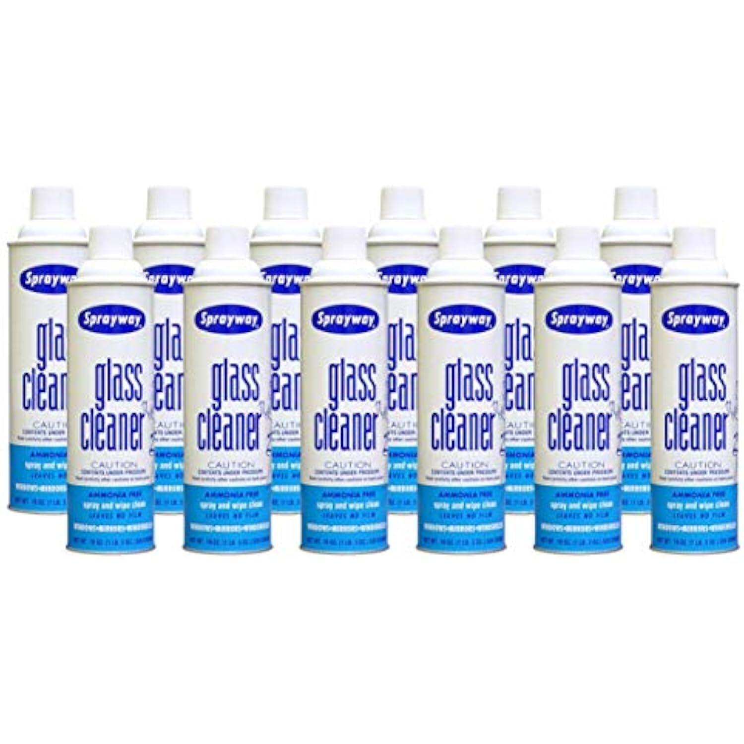 Sprayway Glass Cleaner with Foaming Spray for a Streak-Free Shine for Home and
