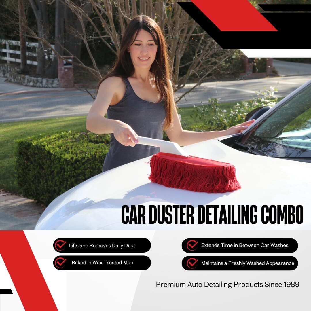 The Original California Car Duster Detailing Kit with Plastic Handle Model