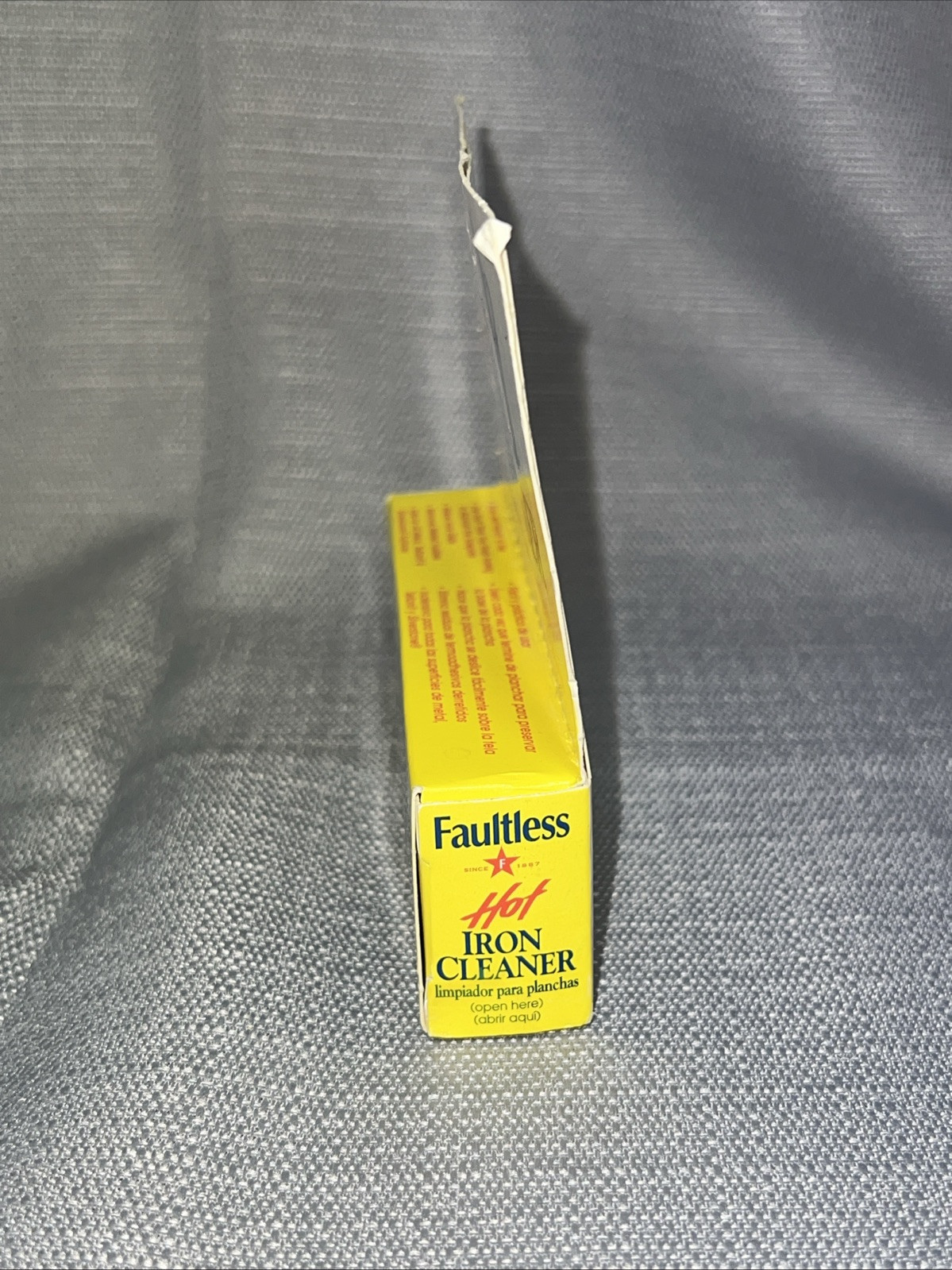 Faultless Starch Faultless Hot Iron Cleaner 1oz 28 Grams Vintage Box