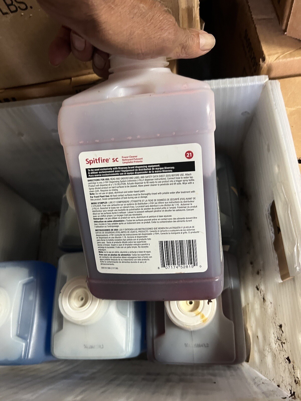 Spitfire SC Multipurpose Cleaner for Diversey J-Fill Pine 167342
