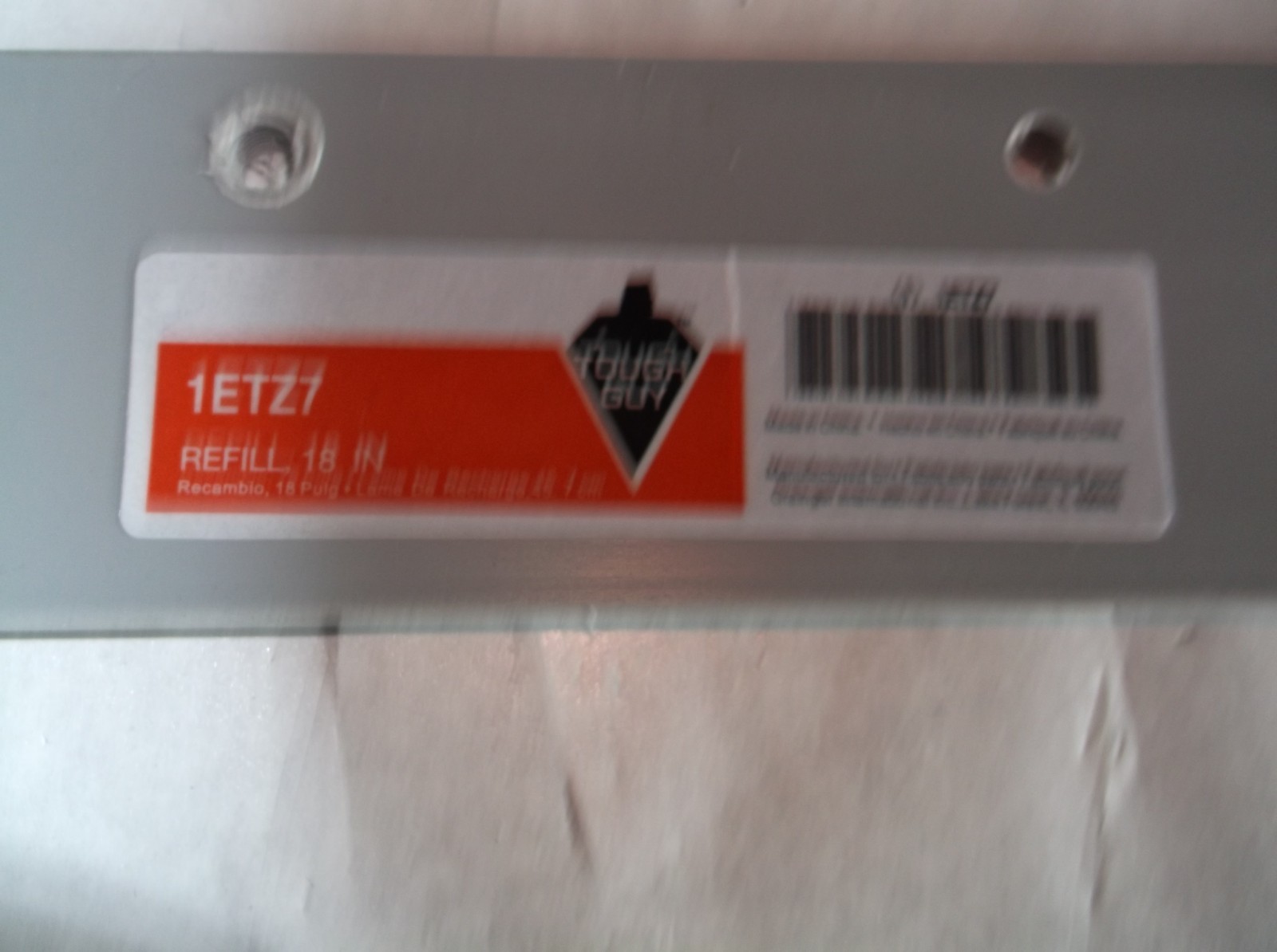 Squeegee Refill Blade, 18 In 1ETZ7 (B73T)