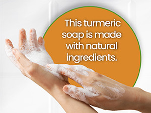 Turmeric Soap Bar for Face & Body-Acne, Dark Spots, Smooth Skin, Natural