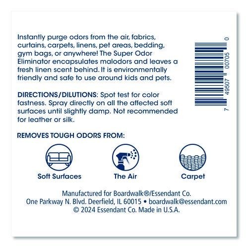 Boardwalk 4829 Fabric and Carpet Deodorizer, Fresh Scent, 32 oz Bottle, 6/Carton