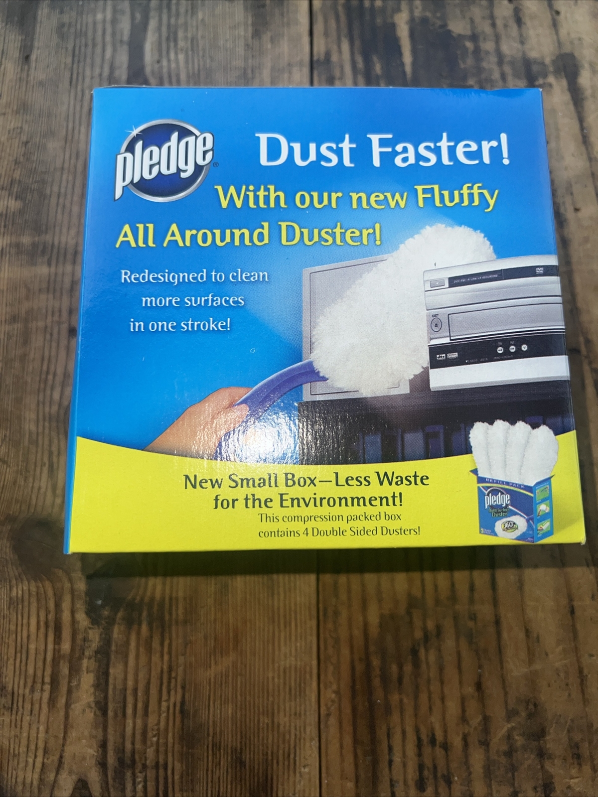 Pledge 360 Mutli Surface Duster Refills 2 packs of 4 total of 8 double sided dus