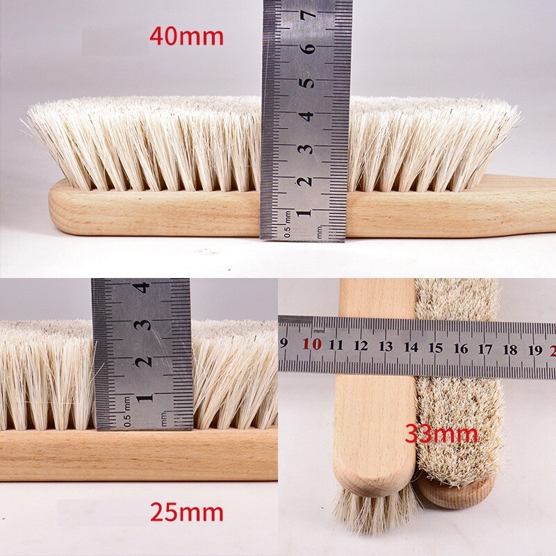Engrave logo-Horse hair brush coat brush bed brush clean brush shoe brush soft