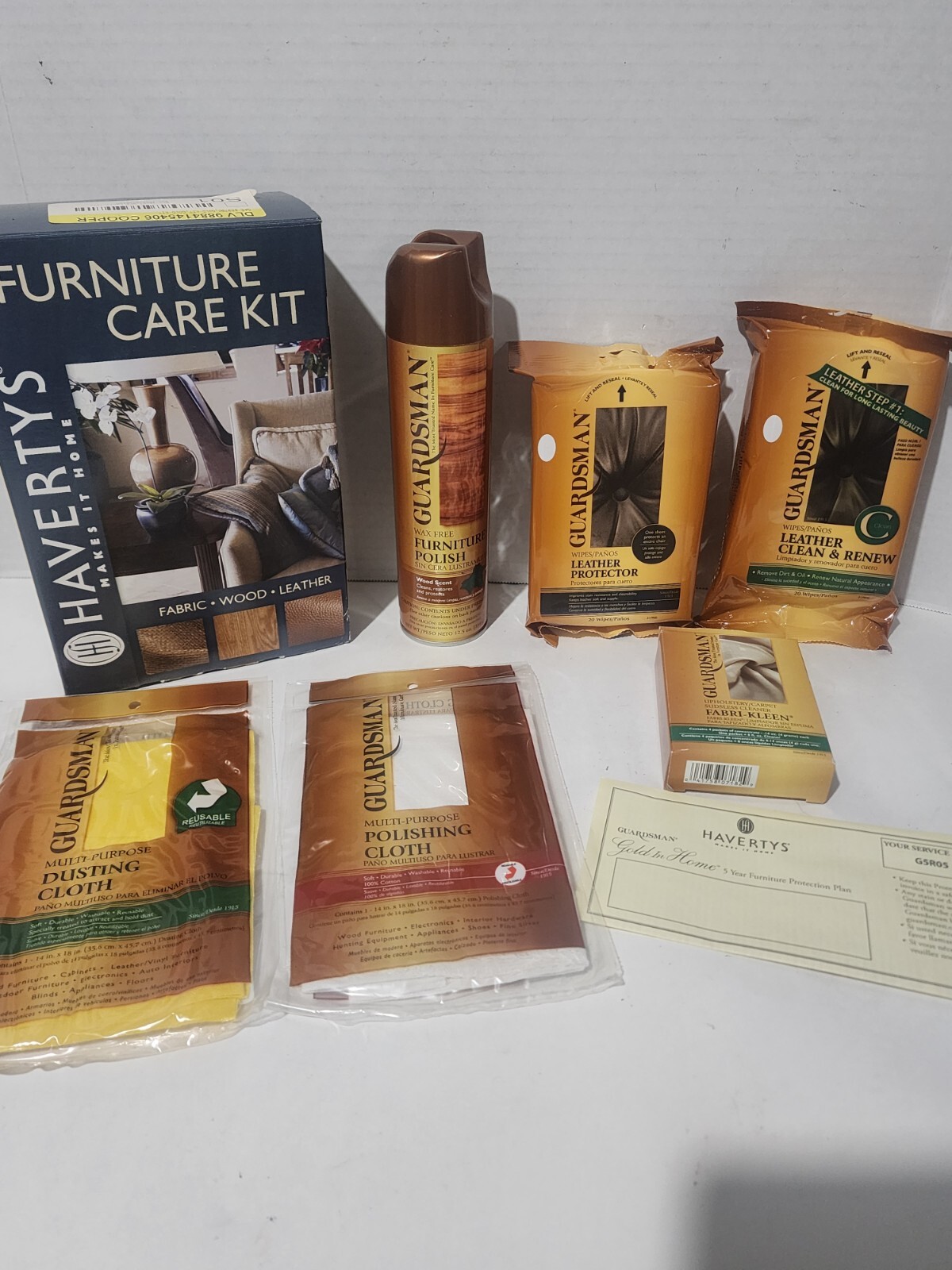 Havertys Guardsman Furniture Care For Fabric Wood Leather Home Cleaning Gold Kit