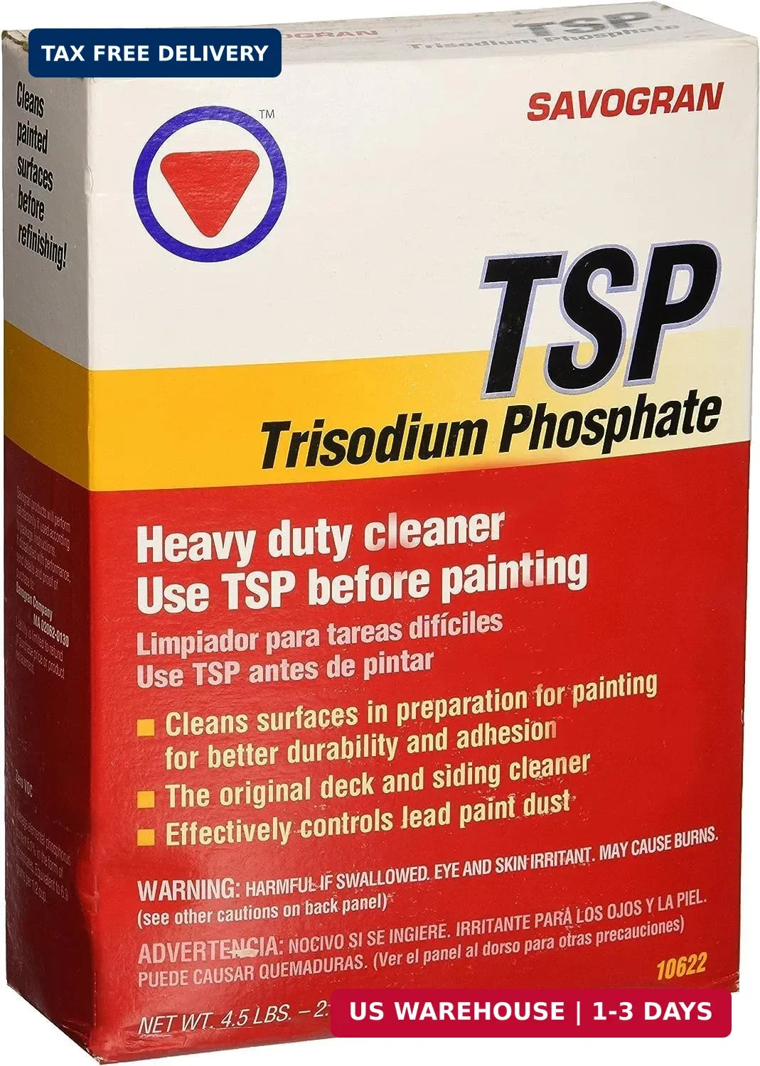 Savogran 10622 Trisodium Phosphate (TSP) 4.5lbs