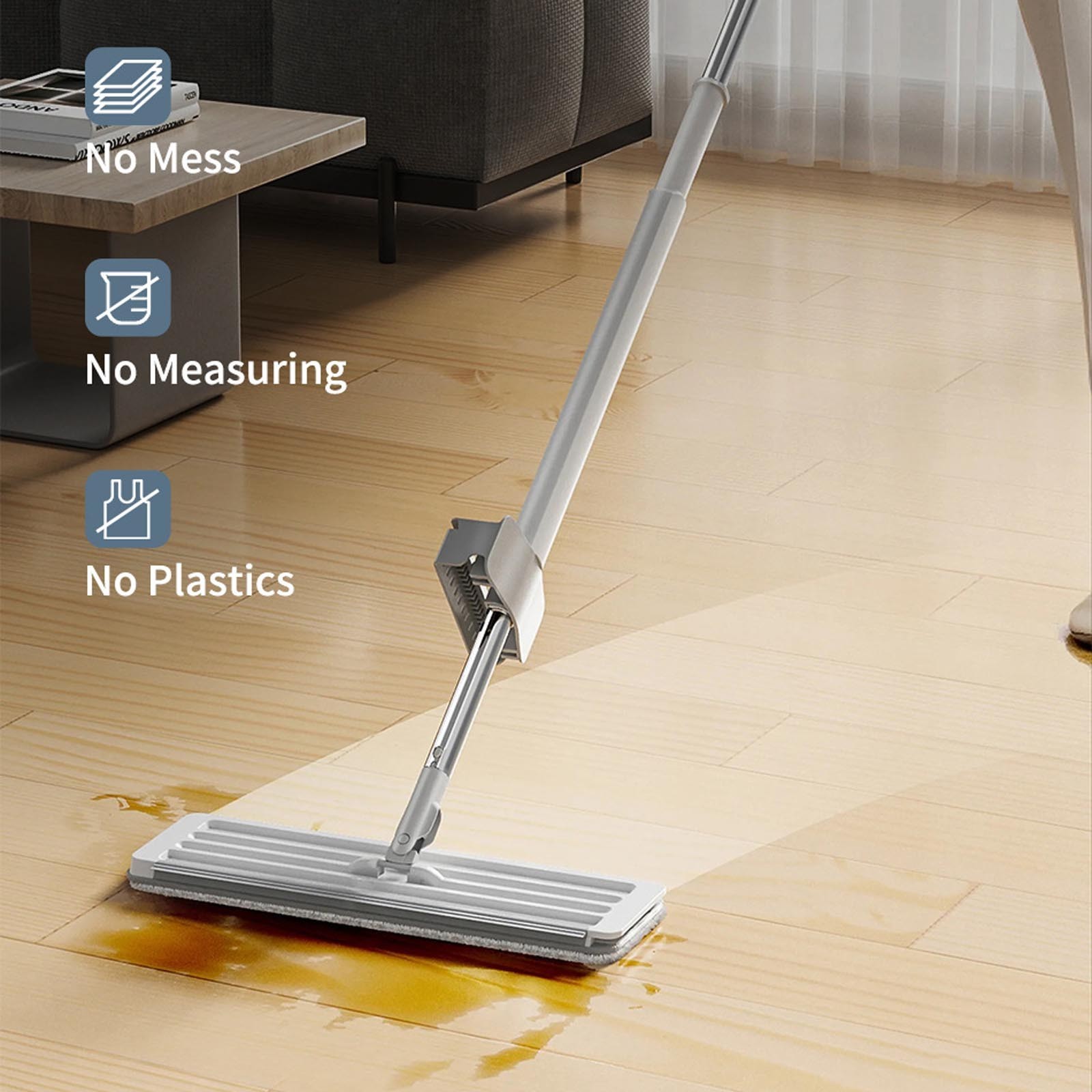 30 Pcs Floor Cleaning Tablets Sheets Mopping Multi Surface Clean for Hardwood