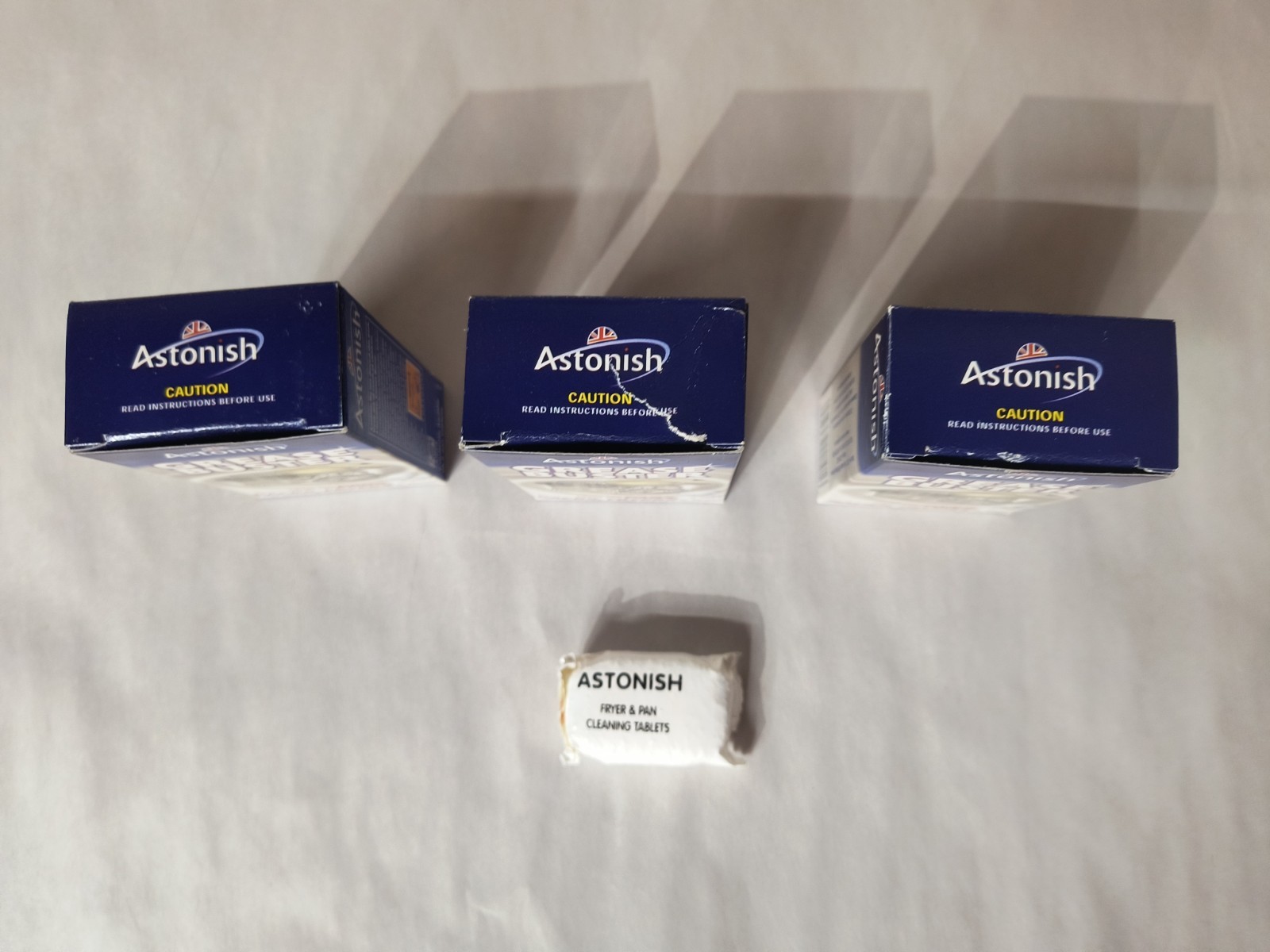 ASTONISH Grease Buster Lot of 16 Tablets (3 Full Boxes) – Pans Racks Fryers NEW