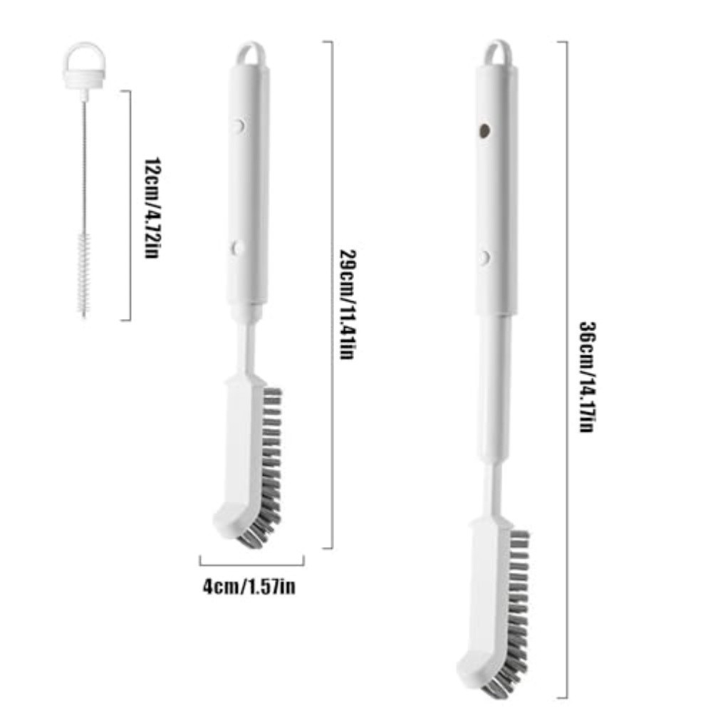 29x4cm Kitchen Sink Cleaning Brush Retractable for Small Spaces and Edges