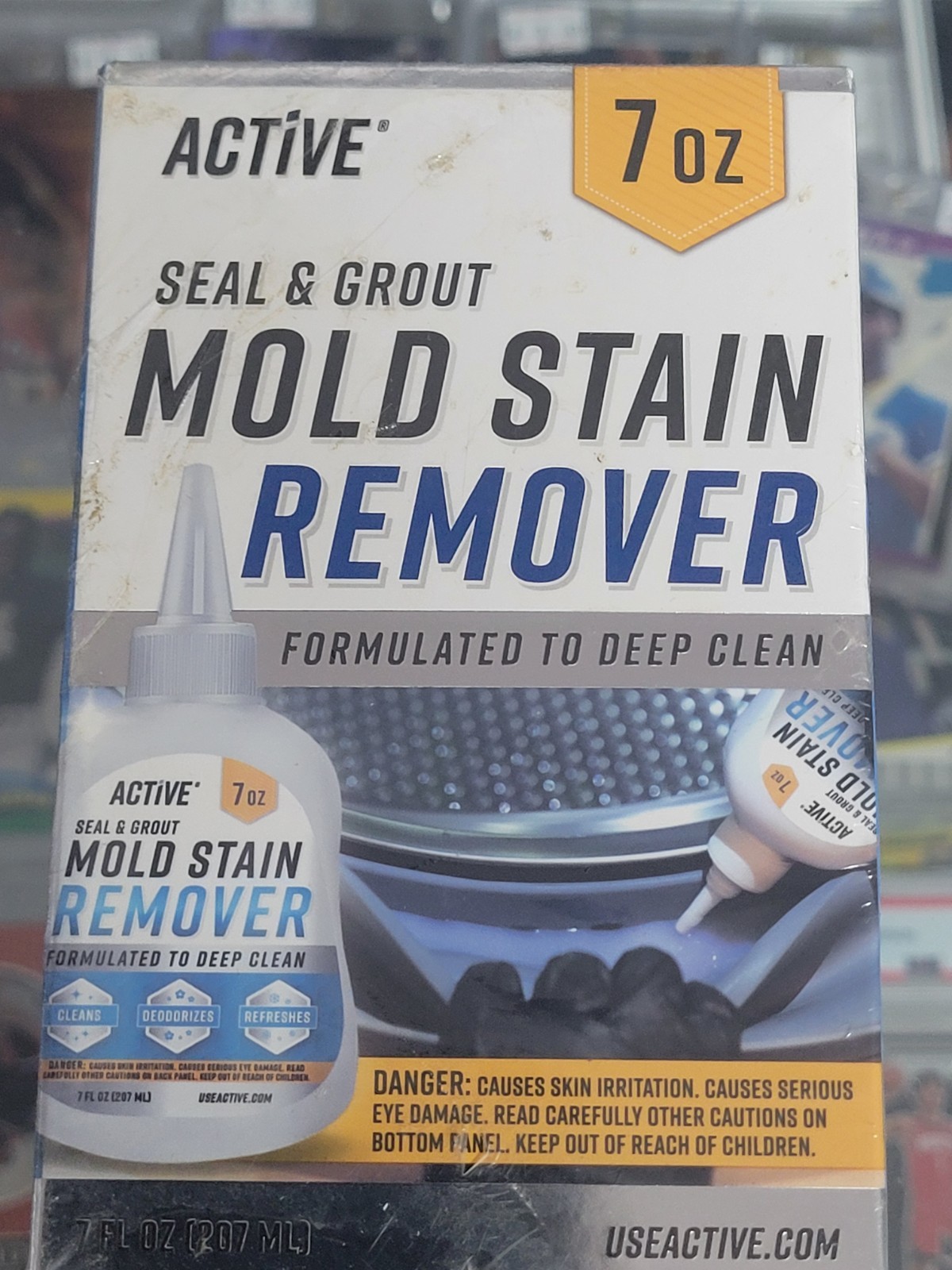 Sealed New Active Mold Stain Remover Seal Grout Deep Clean 7oz