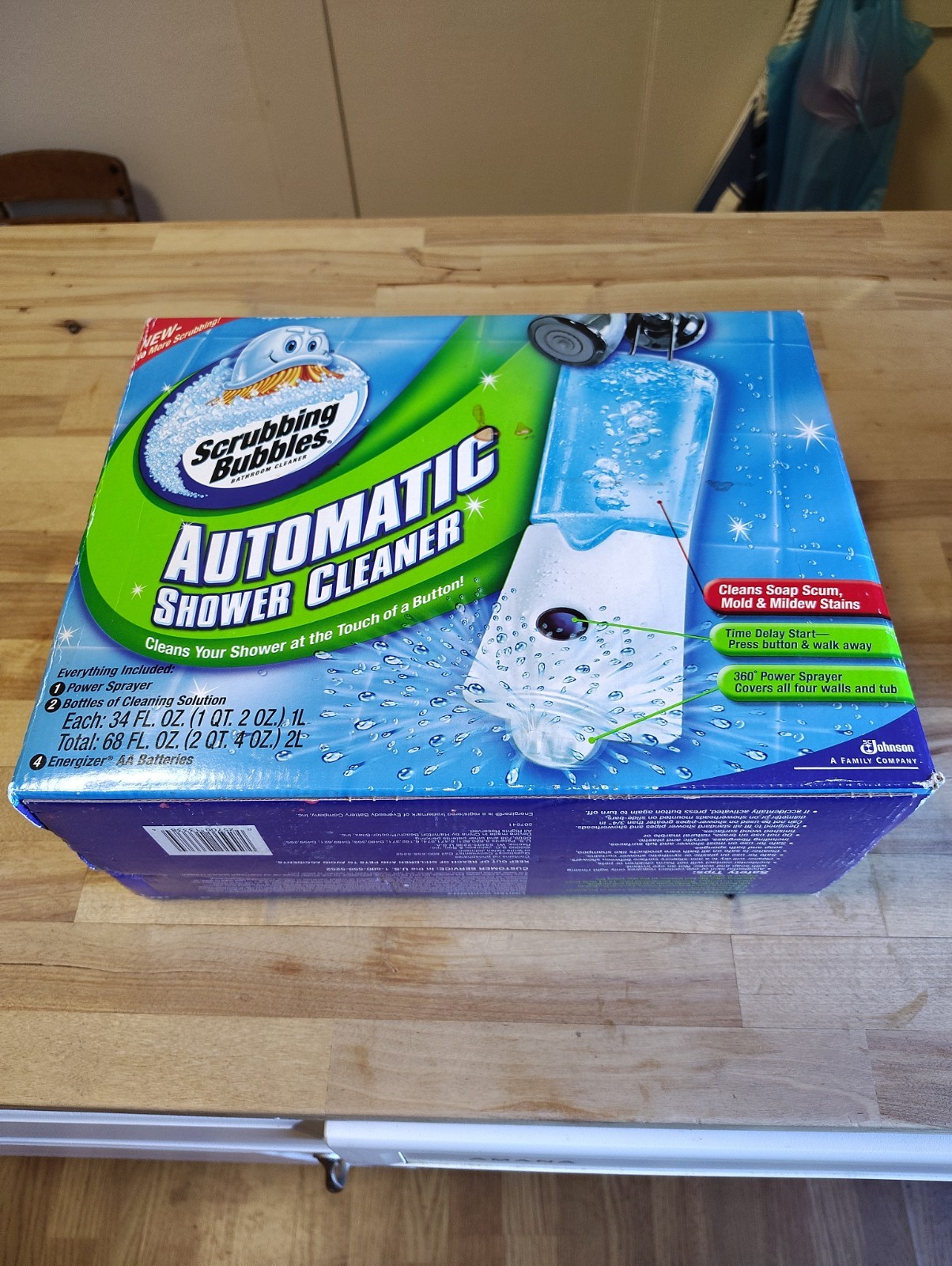 BNIP Scrubbing Bubbles Automatic Shower Cleaner Kit 2 Cleaning Solutions