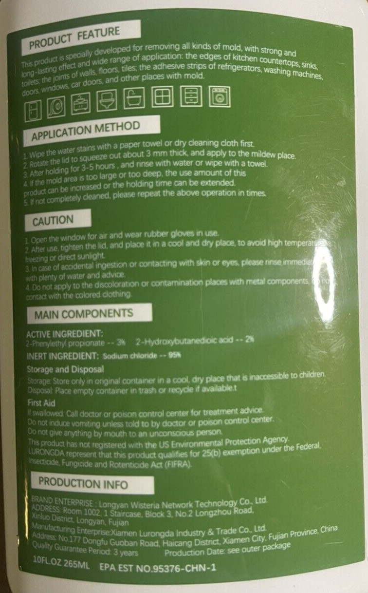 Mold And Mildew Cleaner
