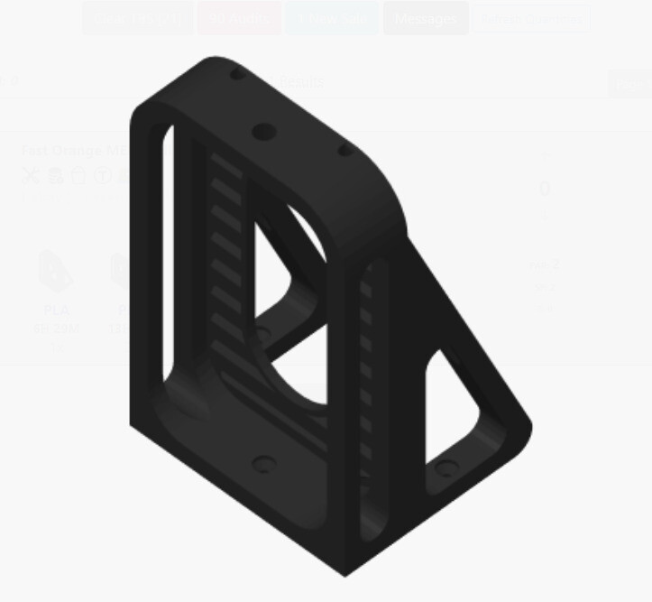 Heavy Duty Wall Mount Holder Bracket for Permatex Fast Orange 25219 128oz