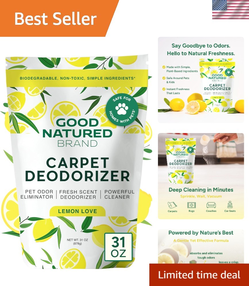 Brand | Carpet Deodorizer & Freshener Powder | 31 oz Pet Odor Eliminator for …
