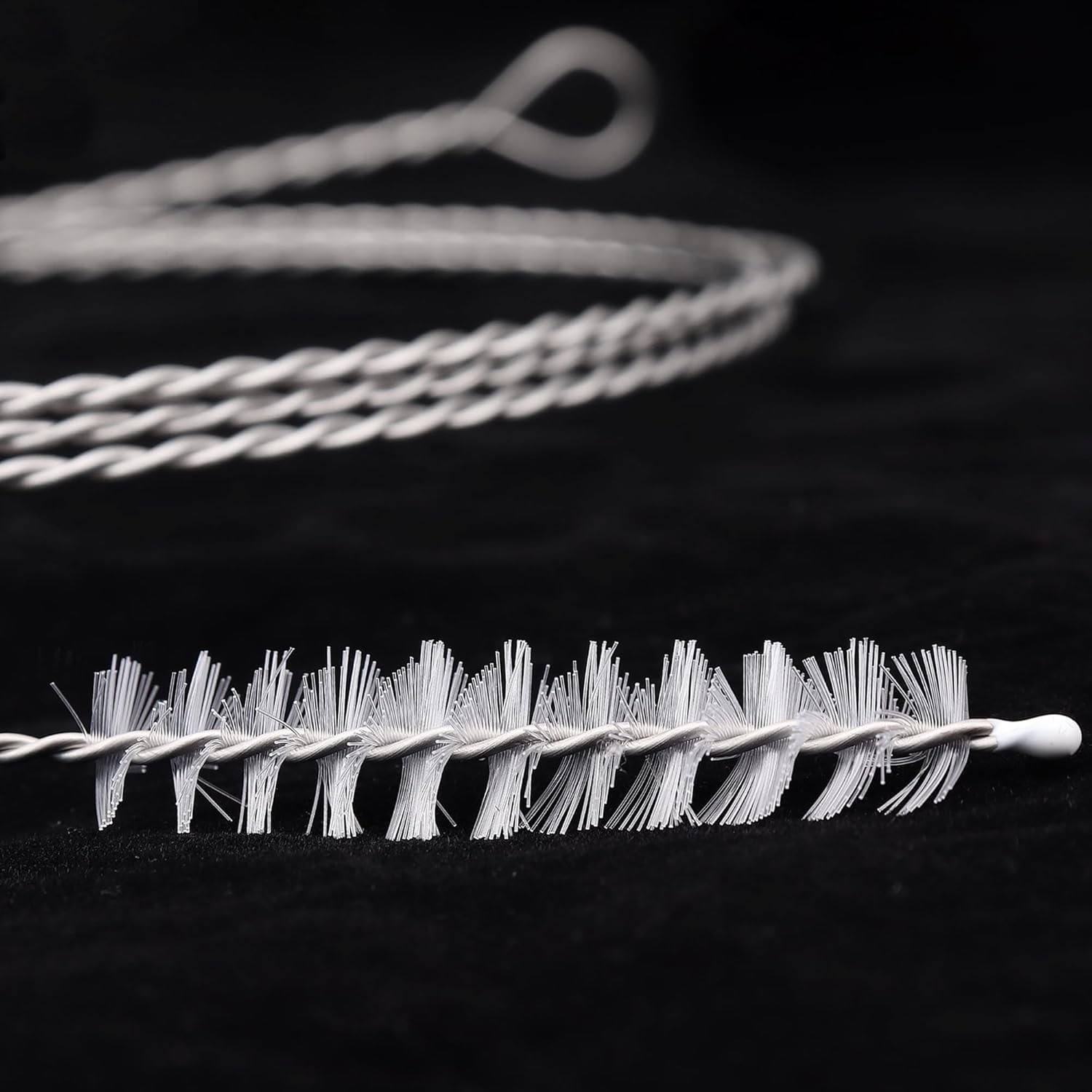 Nylon & Stainless Steel Drain Brush – 143cm Flexible Tool for Easy Clog Removal
