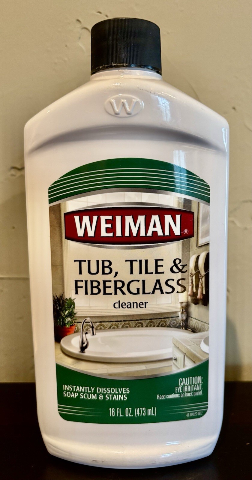Weiman Tub, Tile & Fiberglass Cleaner 16 oz NEW SEALED
