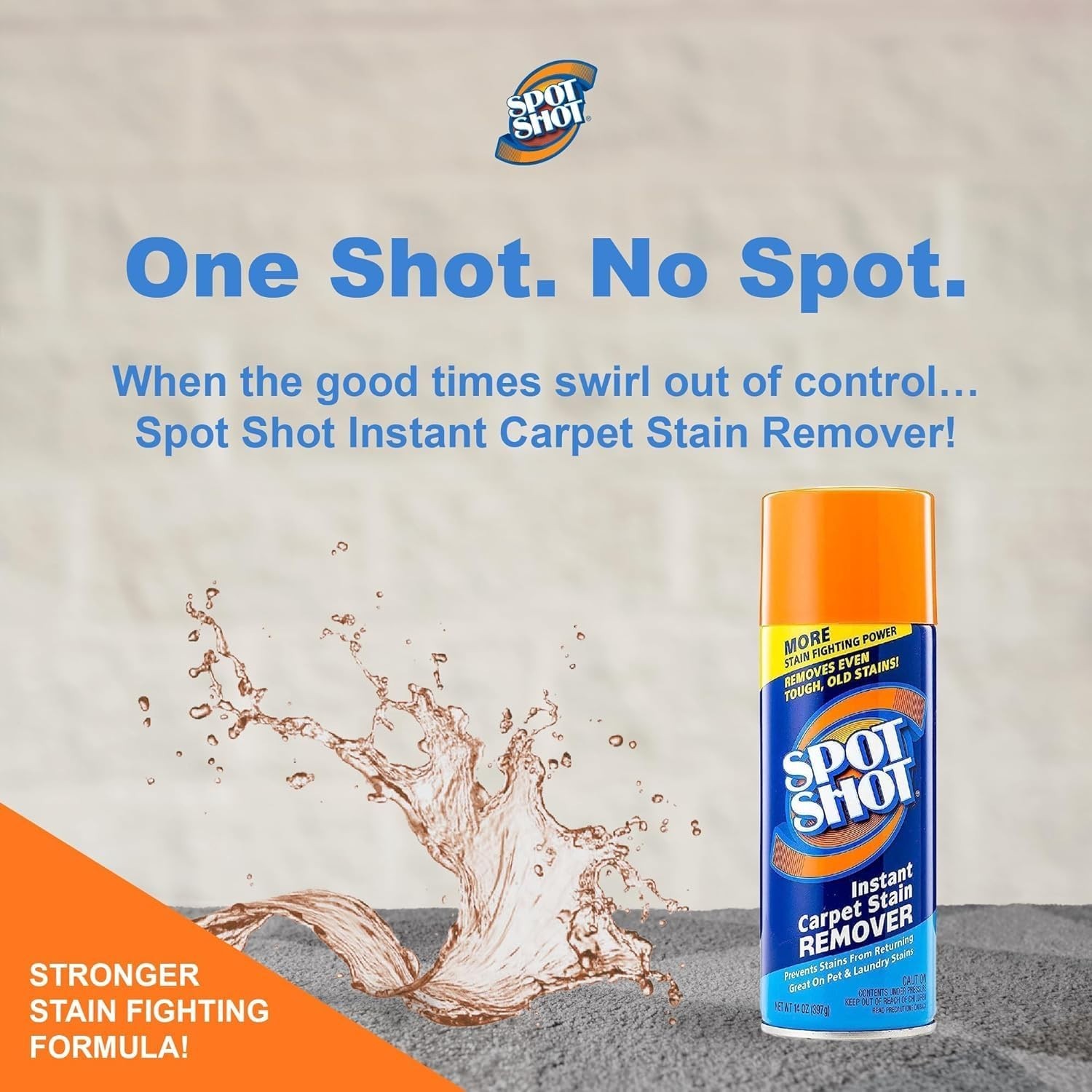 Aerosol Carpet Stain Remover, 14 oz – Bleach-Free Formula for Safe Cleaning