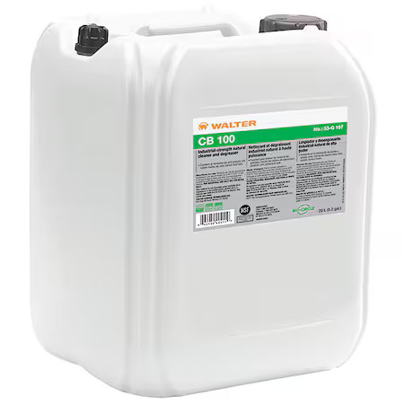 Walter Surface Technologies 53G167 Cb 100 Cleaner/Degreaser, 5.2 Gal Pail,