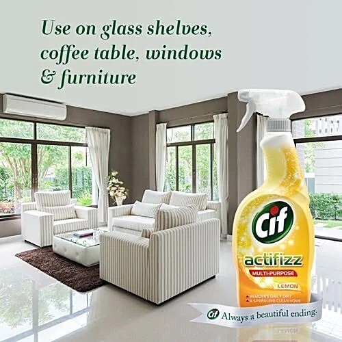 Cif Multipurpose Cleaner Actifizz Lemon 700ml 24 ounces