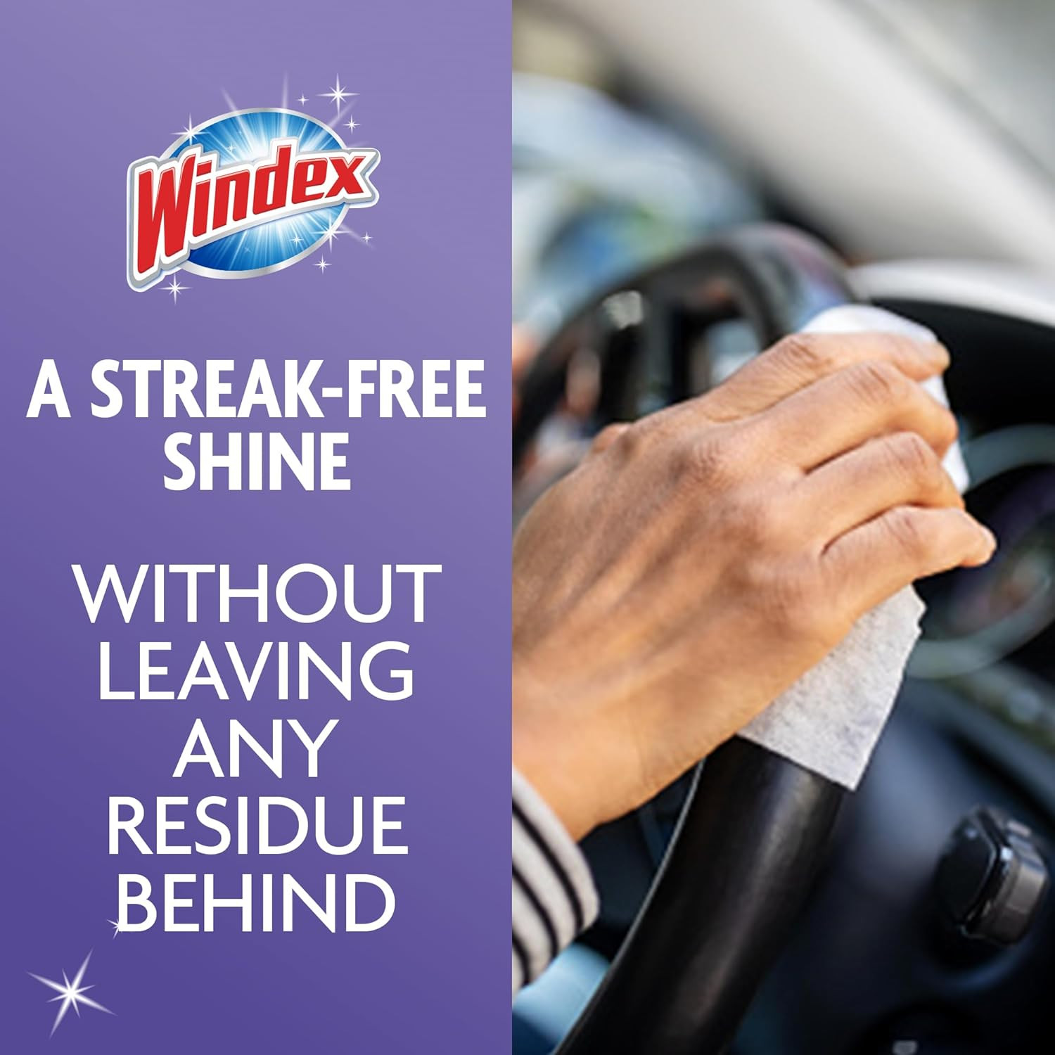 Windex Wipes Glass Cleaning Ammonia Free, Pre-Moistened Wipes for Cleaning All G