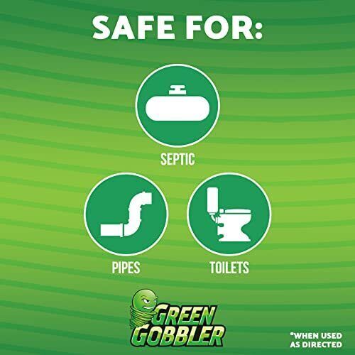 Green Gobbler Septic Tank Treatment Packets | 6 Month Septic Tank Supply |