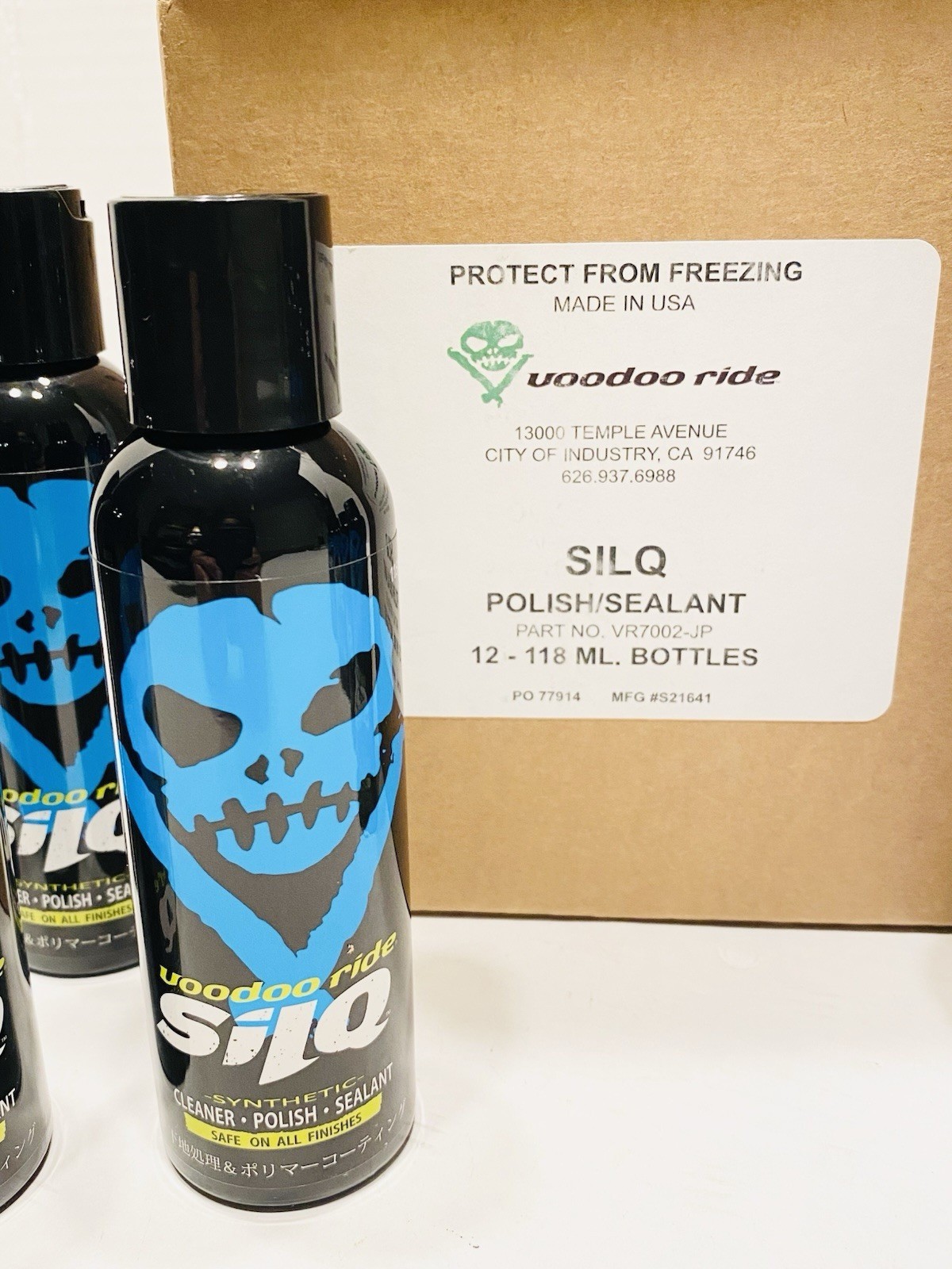11 Bottles Voodoo Ride Silq Car Cleaner Polish & Sealent 118ml
