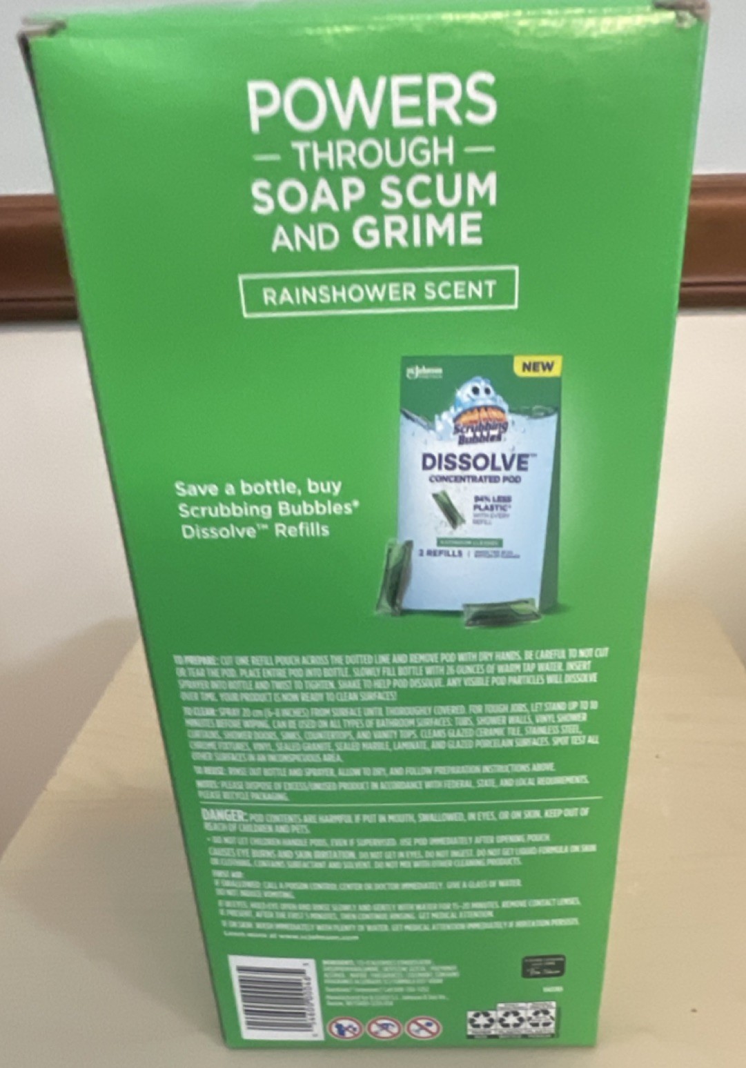 Scrubbing Bubbles Bathroom Cleaner Pod Rainshower Scent Starter Kit