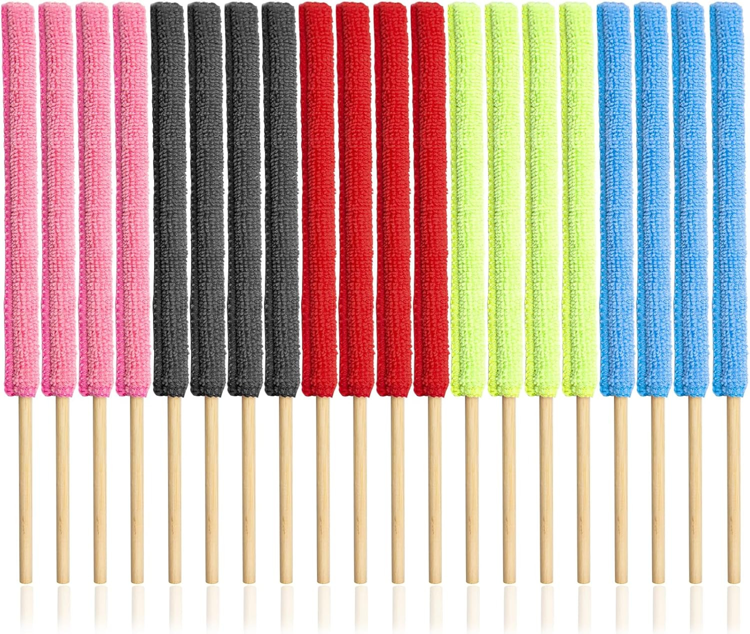 ELANE 20-Piece Detail Duster Set for Home, Car, and Hard-to-Reach Areas