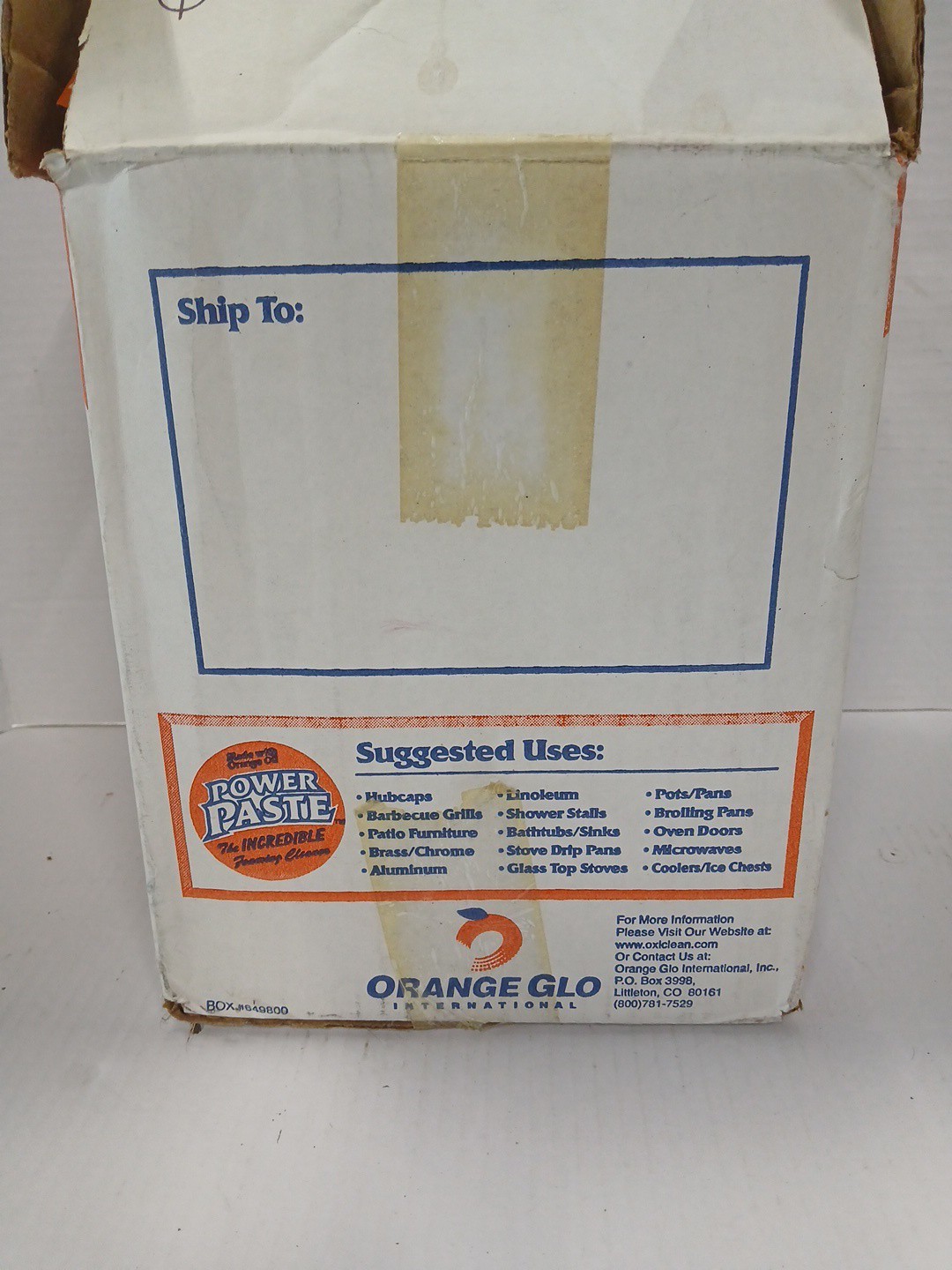 Orange Glo Power Paste Kit New Open Box