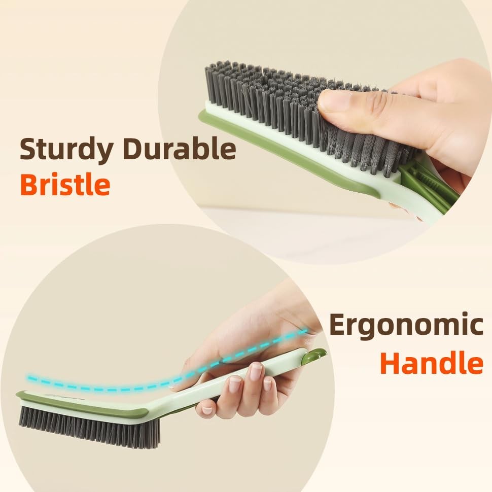 3-in-1 Detachable Crevice Cleaning Brush for Sinks, Faucets & Tile Grout, Mul…