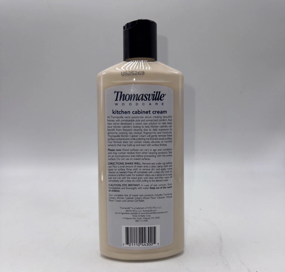 Thomasville Wood Care KITCHEN CABINET CREAM Cleans Shines Protects Restores 12oz