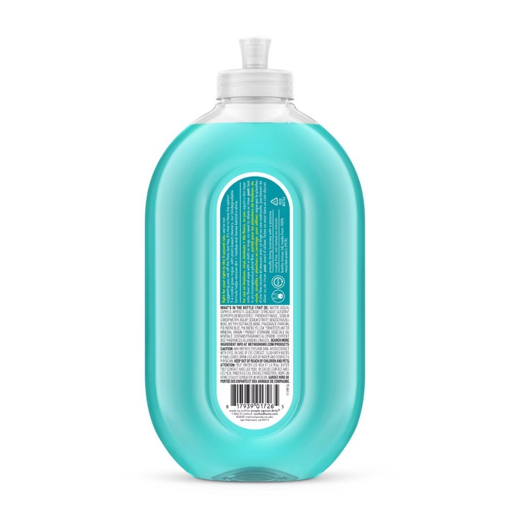 Method Spearmint Sage Squirt + Mop Hard Floor Cleaner – 25 fl oz: Hypoallergenic