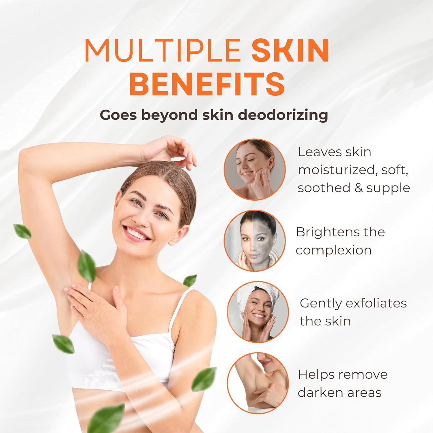 Persimmon Soap Bar for Body Odor Control – Purifying Deodorizing Body Wash with