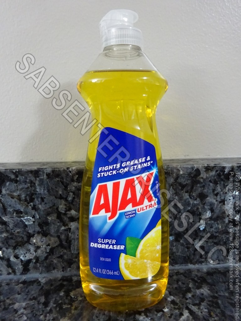 8 Ajax Ultra LEMON Scent Dishwashing Liquid Dish Soap Dish Soaps 12.4 FL oz. NEW