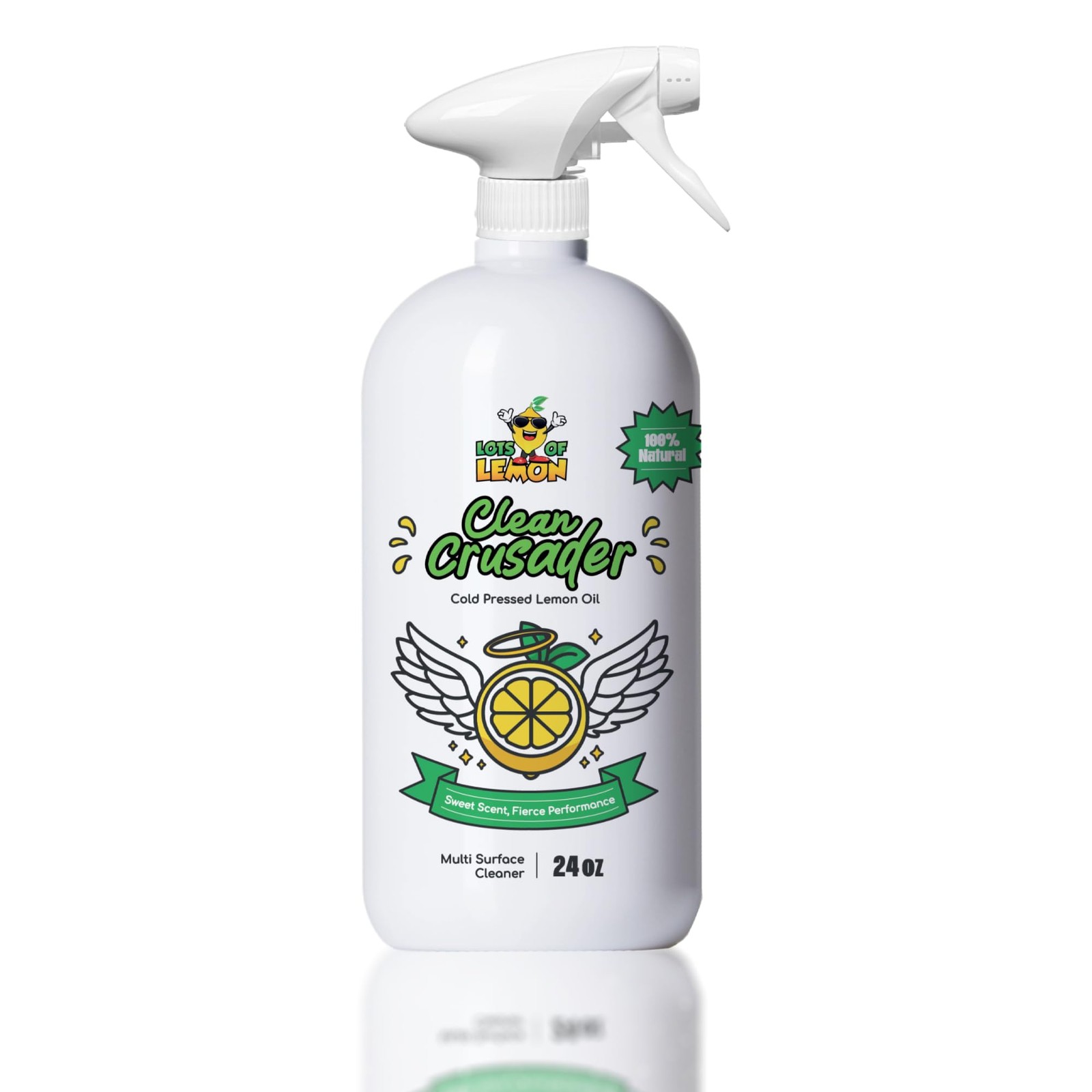 – Clean Crusader Cold Pressed Lemon Oil All Purpose Cleaning Spray for Kitche…
