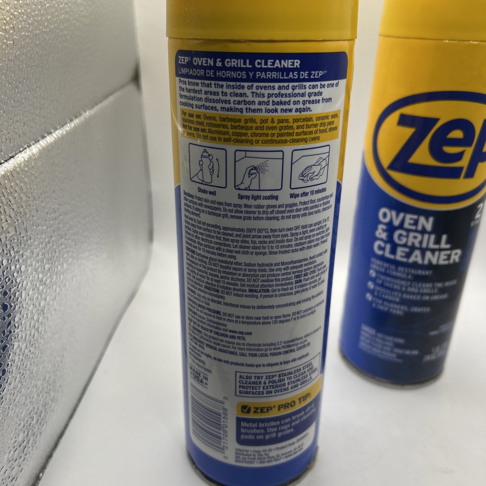 Zep Heavy-Duty Oven and Grill Cleaner – 19 oz (Case of 2) ZUOVGR19 – Dissolves G