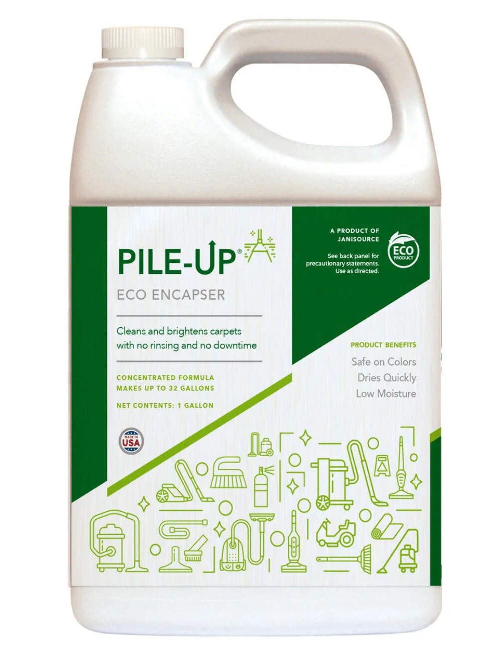 Pile UP Eco Encapsulating Carpet Cleaner – 1 Gallon (Each)