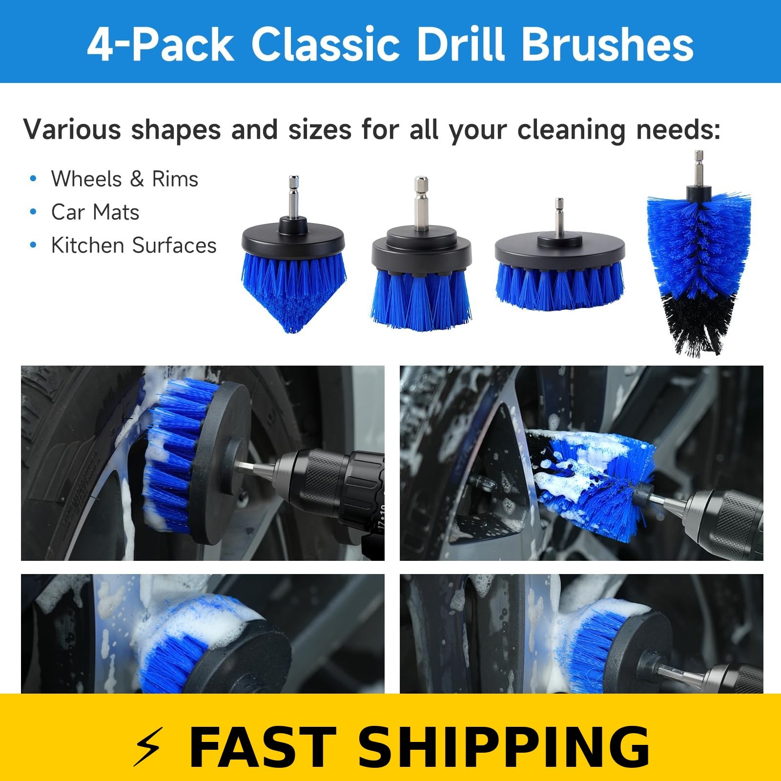 NIKCOSMK 36Pcs Car Detailing Kit – Professional Cleaning Tools