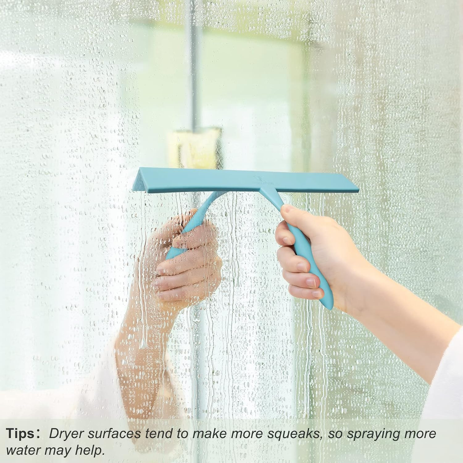 Squeegee for Shower Glass Door, 11-Inch Shower Squeegee for Glass Doors, Bathroo