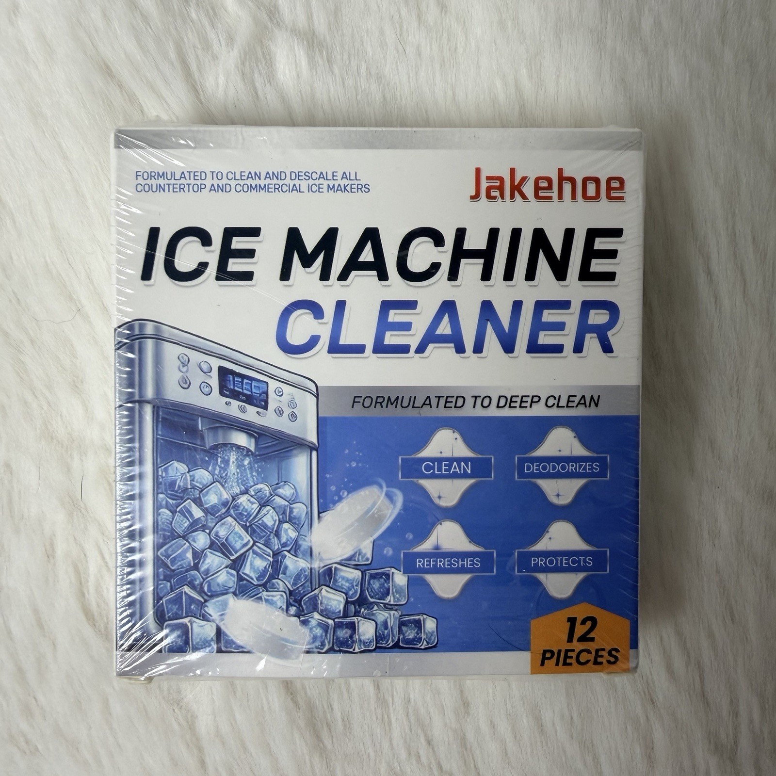 Jakehoe Ice Machine Cleaner Formulated To Deep Clean 12 Pcs Exp 12/28/2028 New