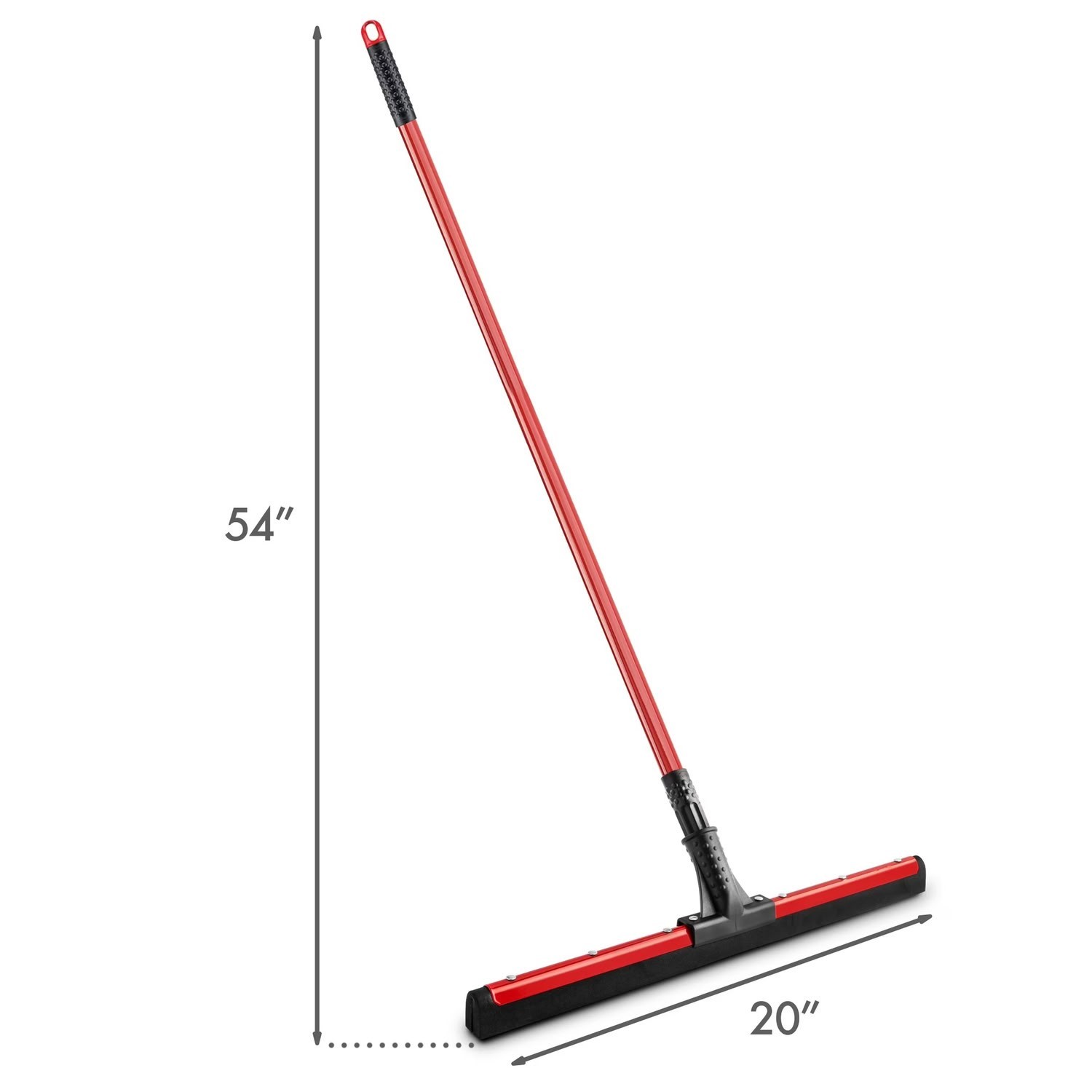 Libman High Power Commercial 20″ Rubber Flex Blade Floor Squeegee Red Steel