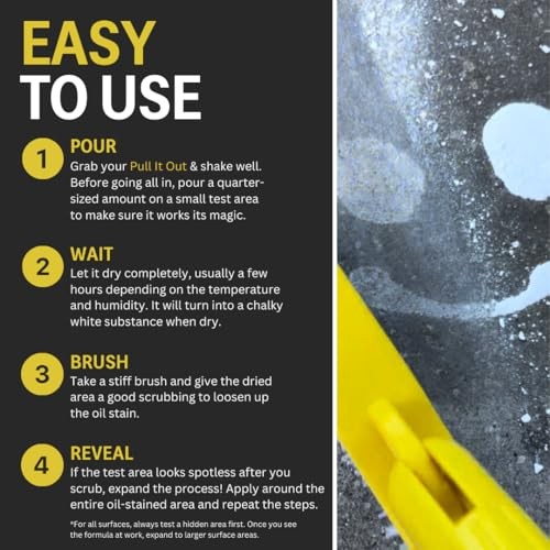 CHOMP! Concrete Oil Stain Remover: Pull It Out Removes 32 Fl Oz (Pack of 1)
